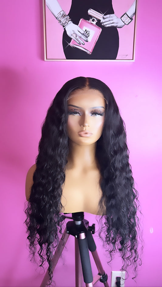 5x5 DeepWave RAW( HD Closure Wig)